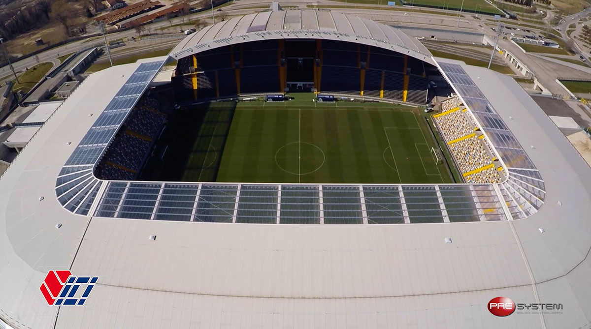 TIMELAPSE costruzione stadio friuli